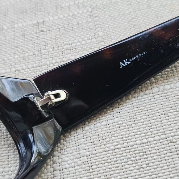 AK Anne Klein Women Eyeglasses/Sunglasses Frame Dark Tortoise Glasses - Picture 8 of 10